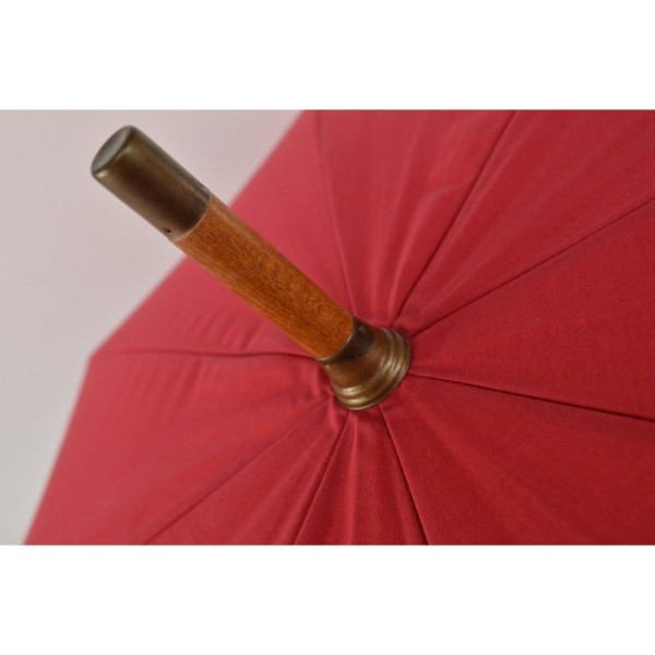 Parapluie traditionnel l'Aurillac rouge - Photo n°4