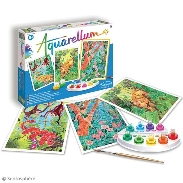 Jeu créatif Aquarellum - Livre de la jungle - Photo n°2
