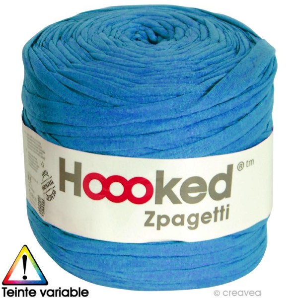 Zpagetti Hoooked DMC - Pelote Jersey Grand Bleu - 120 mètres - Photo n°1