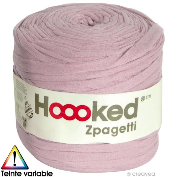Zpagetti Hoooked DMC - Pelote Jersey Rose - 120 mètres - Photo n°1