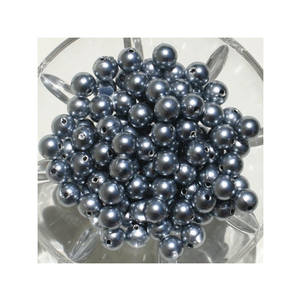 Perles silver 10 mm - vendues par 20 - Photo n°1