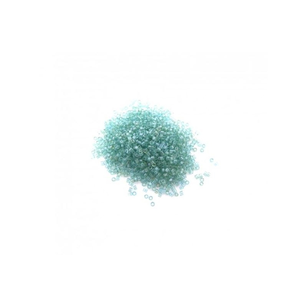 Perles miyuki delica 11/0 bleu ocean lustre ref DB0112 par 10g - Photo n°1