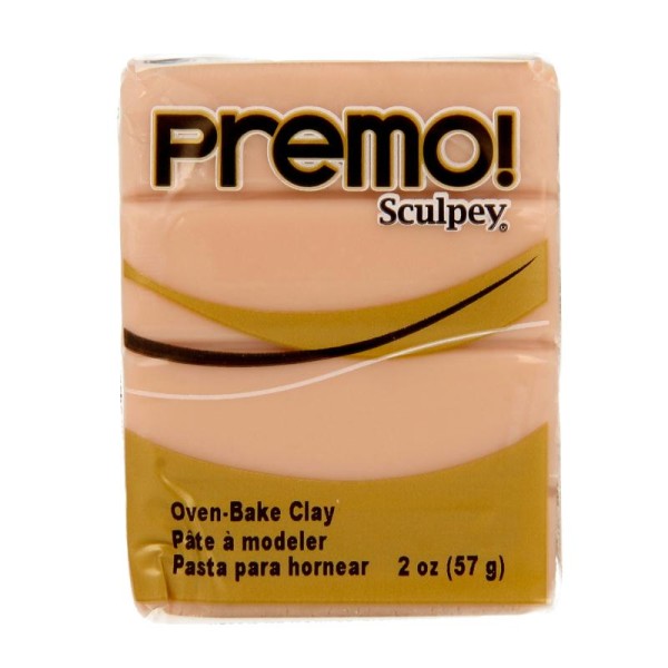 Pâte polymère Sculpey Premo (Conditionnement 57 g), (Couleurs Sculpey Premo Beige) - Photo n°2