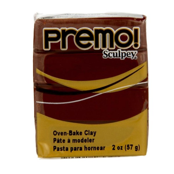 Pâte polymère Sculpey Premo (Conditionnement 57 g), (Couleurs Sculpey Premo Ombre Brûlée) - Photo n°2