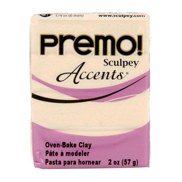 Pâte polymère Sculpey Premo Accents (Conditionnement 57 g), (Couleurs Sculpey Premo Accents Argent) - Photo n°4