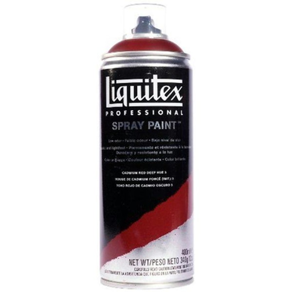 Liquitex 02398 Bombe de peinture aérosol 400 ml Rouge de cadmium foncé imitation - Photo n°1