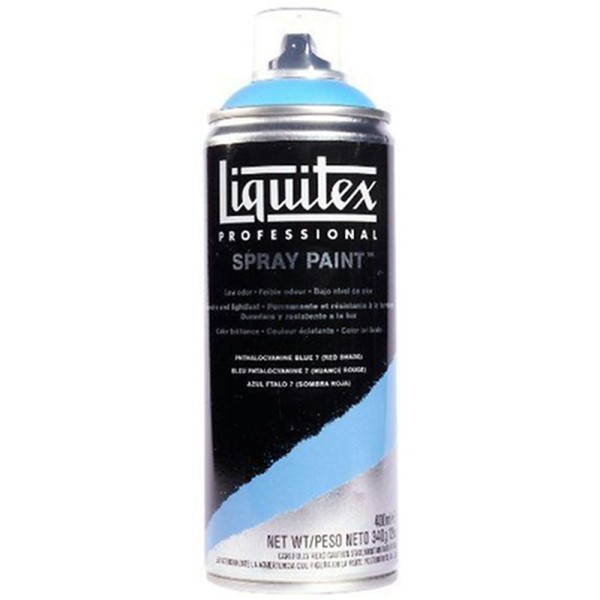 Liquitex 02417 Bombe de peinture aérosol 400 ml Bleu phtalocyanine 7/Nuance Rouge - Photo n°1