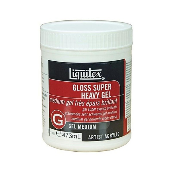 Liquitex Professional Pot d'Additif gel Brillant Super épais Taille M 473 ml - Photo n°1