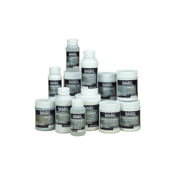 Liquitex Professional Pot d'Additif gel de texture effet Flocons opaques blancs 237 ml - Photo n°3