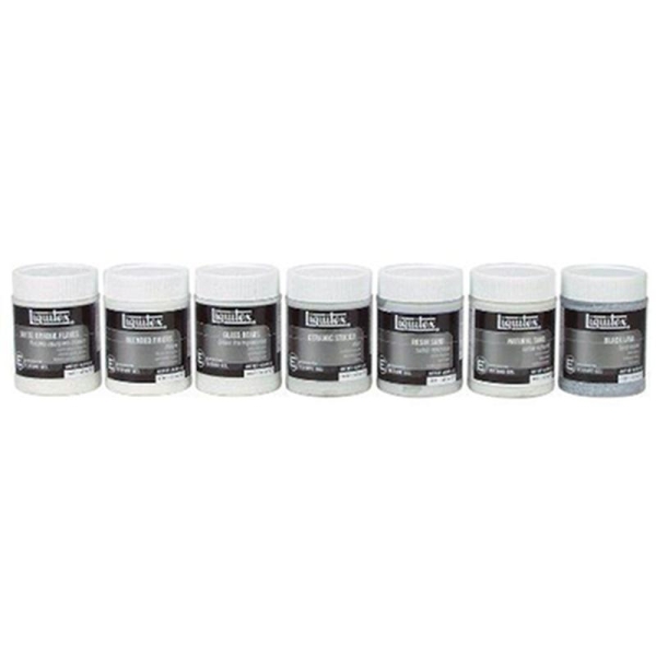 Liquitex Professional Pot d'Additif gel de texture effet Flocons opaques blancs 237 ml - Photo n°4