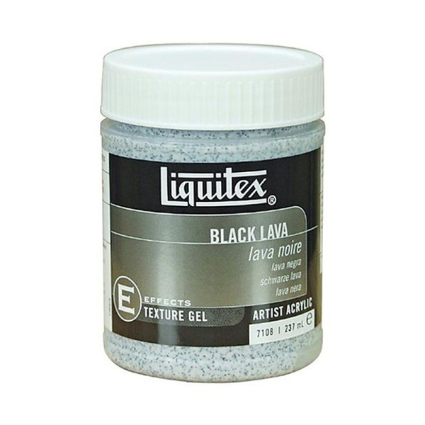 Liquitex Professional Pot d'Additif gel de texture effet Lave noire 237 ml - Photo n°1