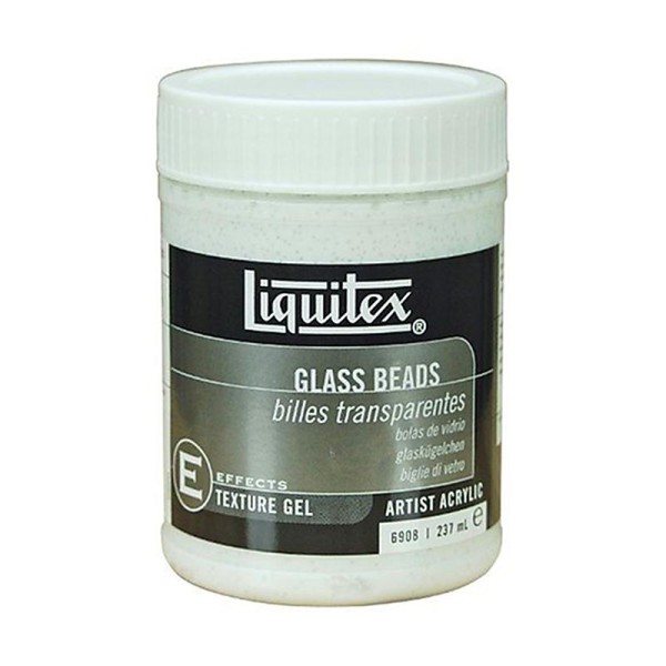 Liquitex Professional Pot d'Additif gel de texture effet Billes transparentes 237 ml - Photo n°1