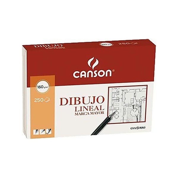 CANSON gvarro Papier à dessin, Linear, A3160g, contenu du avec 250feuilles - Photo n°1