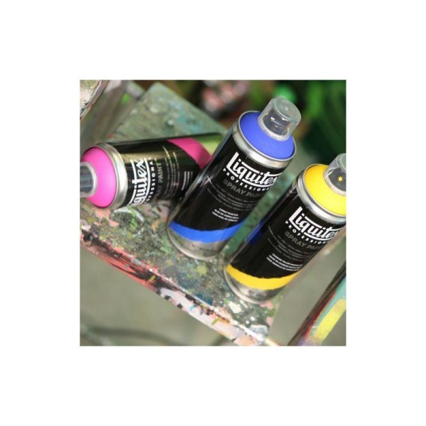 Liquitex Professional Peinture acrylique Aérosol 400 ml Rouge fluorescent - Photo n°3