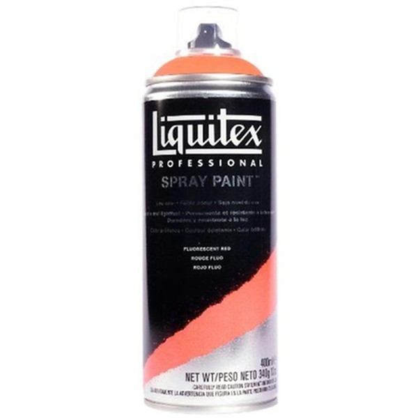 Liquitex Professional Peinture acrylique Aérosol 400 ml Rouge fluorescent - Photo n°1