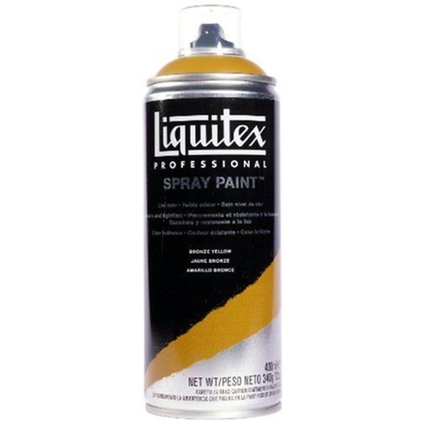 Liquitex 02439 Bombe de peinture aérosol 400 ml Jaune bronze - Photo n°1