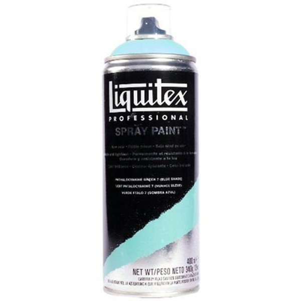 Liquitex Professional Peinture acrylique Aérosol 400 ml Vert phtalocyanine 7/Nuance bleu - Photo n°1