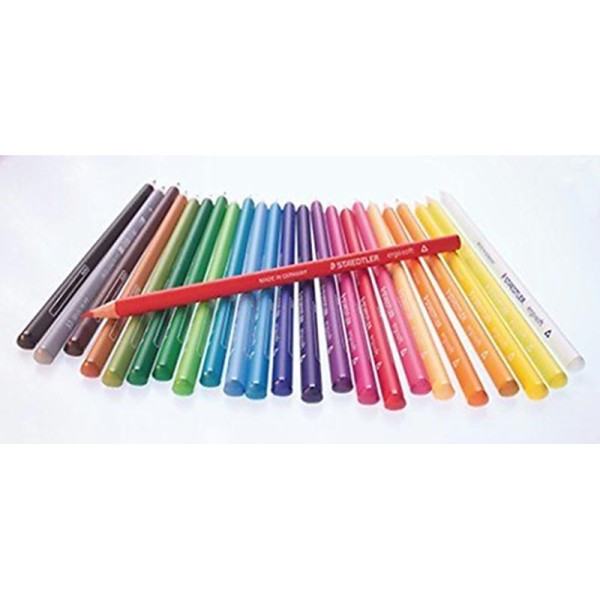 Staedtler Lot de 12 157-50 Crayons de couleur Vert pré - Photo n°1