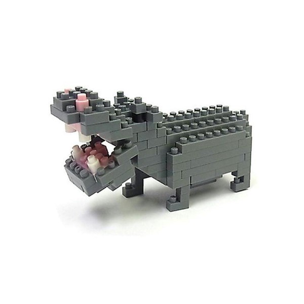 Nanoblock - Nbc-049 - Jeu De Construction - Hippopotames - Photo n°1
