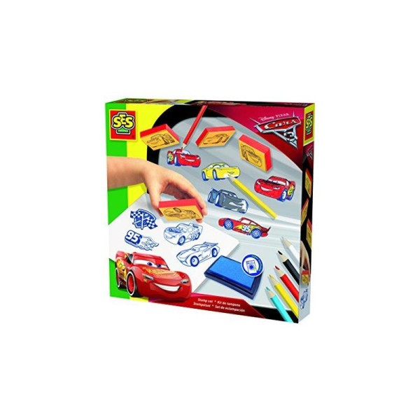 SES Creative - 00918 - Kit De Tampons Disney Cars 3 - Photo n°1