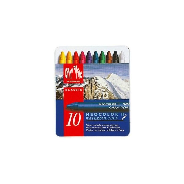 Crayons pastels Neocolor II - Boite de 10 - Photo n°3