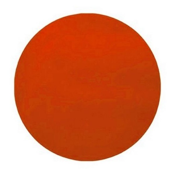 50 Sets de table intissé ronds orange - Photo n°1
