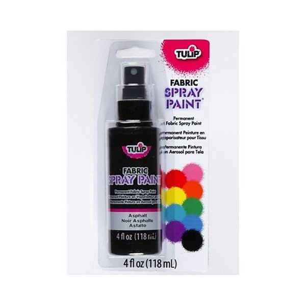 Tulip 26568 Vaporisateur de Peinture Permanente pour Tissu de 118 ml  Couleur Asphalte - Peinture textile spray - Creavea