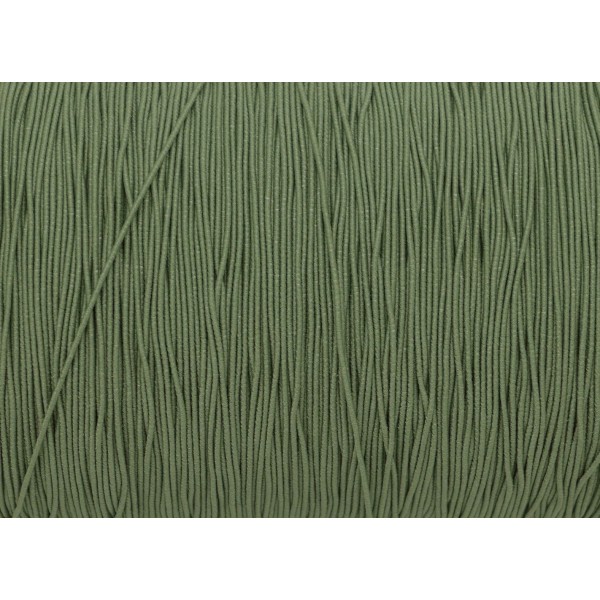 10m Fil Élastique De Couleur Vert Asperge 0,5mm - Photo n°2