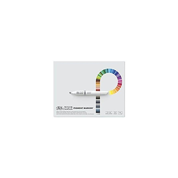 Winsor & Newton Pigment Marker Lot de 50 Papiers à dessin 1 Cote A3 75 g Blanc - Photo n°1