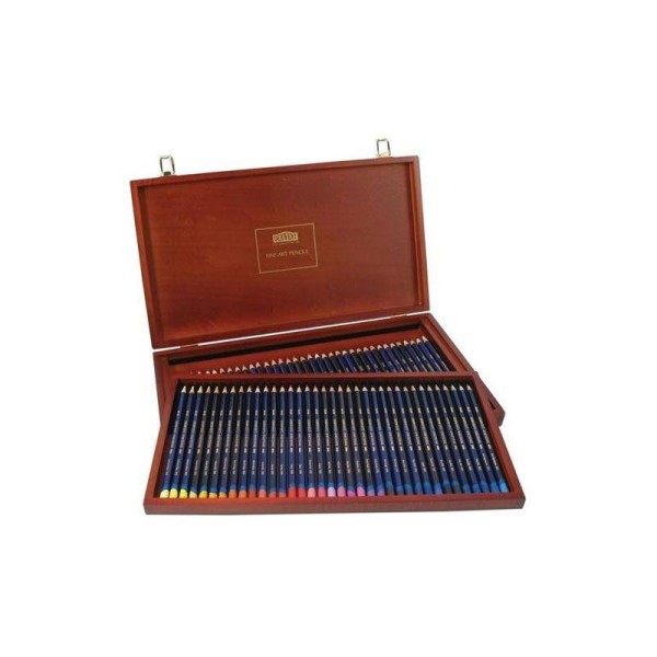 Derwent Coffret bois de 72 crayons Import Royaume Uni - Photo n°1