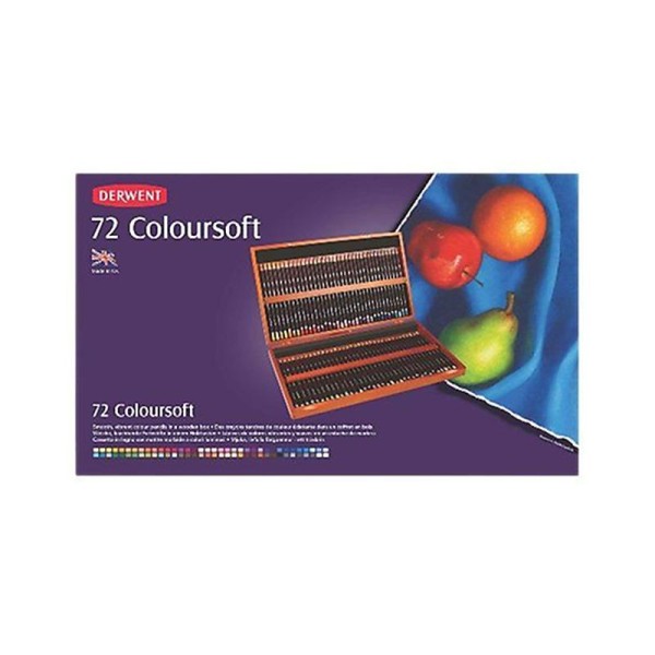 Derwent Coloursoft Boîte en bois de 72 (Import Royaume Uni) - Photo n°3