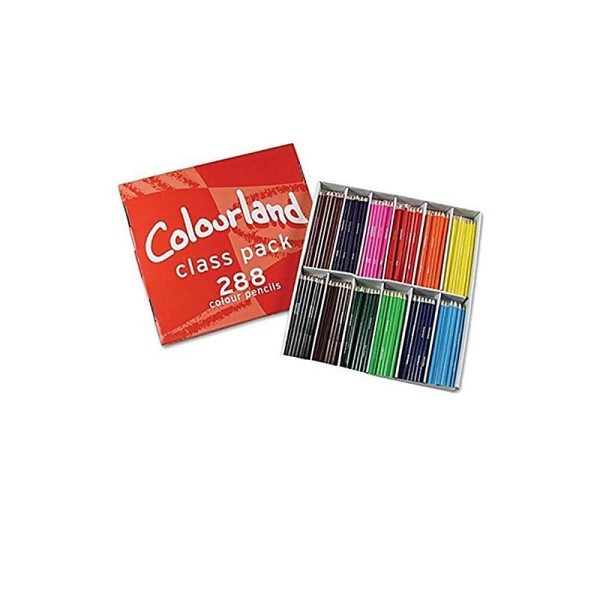 Derwent Crayon Colourland Class Lot lot de 288 - Photo n°1