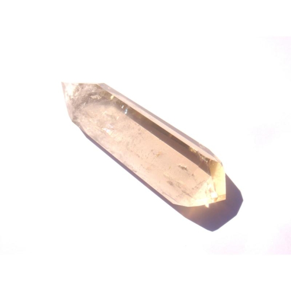 Cristal Citriné Biterminé 10 CM x 3,1 CM x 2 CM ( 100 grammes ) - Photo n°4