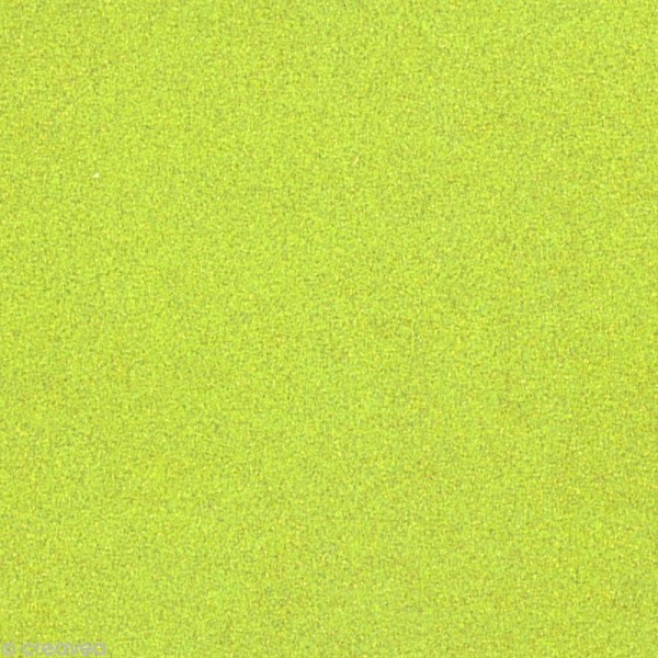 Flex thermocollant - FLUO jaune 15x20cm