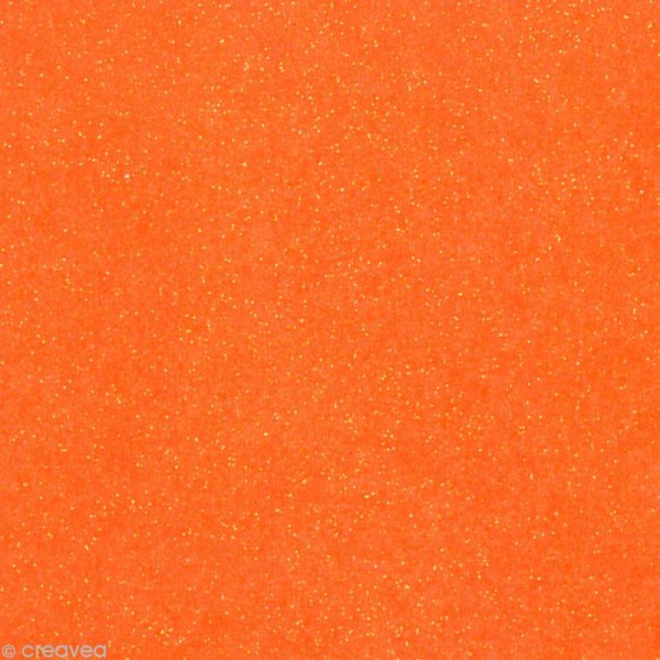 Flex thermocollant fluo A4 - Orange - Photo n°2