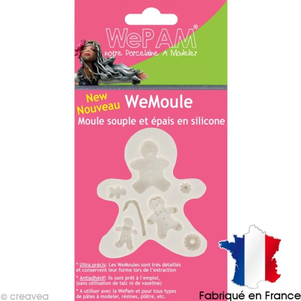 Moule silicone WePam La famille pain d'épices - WeMoule - Photo n°1