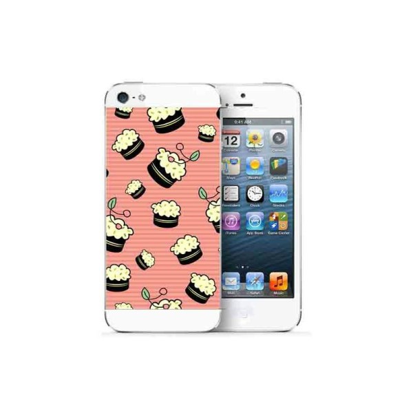 Stickers iPhone 5/5S Girly Gâteaux - Photo n°1
