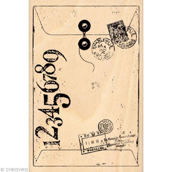Tampon Un brin vintage - Maxi enveloppe 10 x 15 cm - Photo n°1