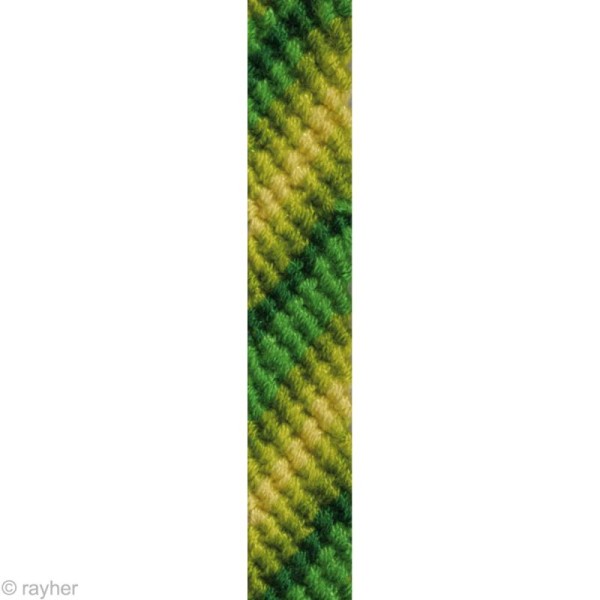 Fil Stitch & knot Vert feuillage pour bracelet brésilien - 5 x 10 m - Photo n°2