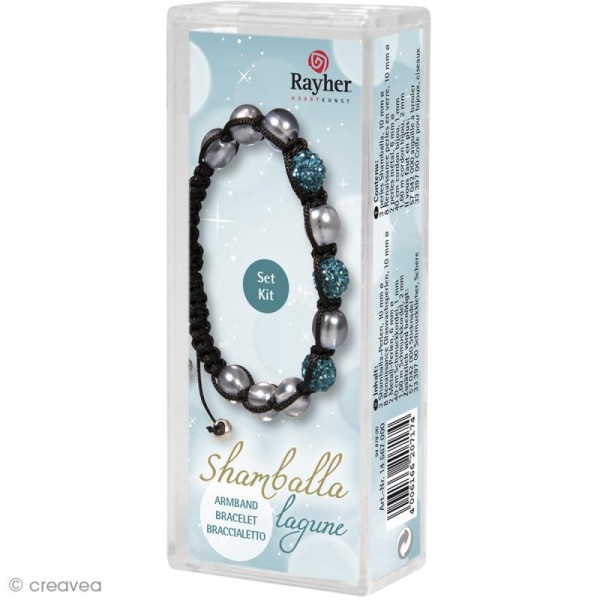 Kit bracelet shamballa - Lagune - Photo n°1