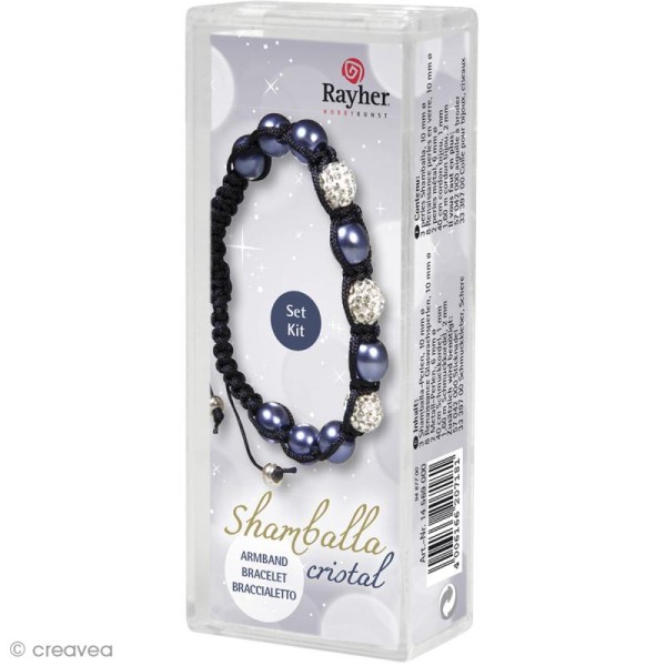 Kit bracelet shamballa - Cristal - Photo n°1
