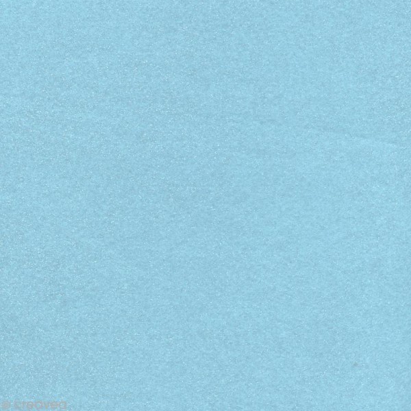 Feutrine pailletée Artemio 1 mm 30 x 30 cm - Bleu - Photo n°1
