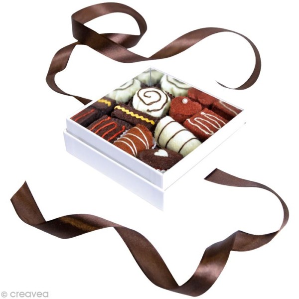 Kit de feutrine à coudre - Chocolats - Photo n°1