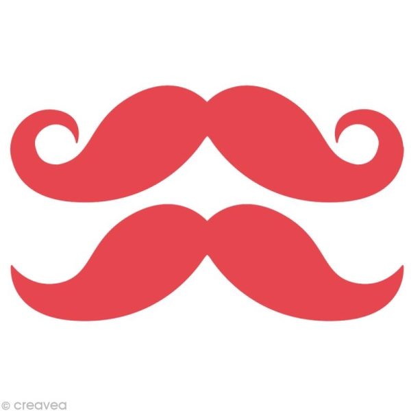 Dies Toga - Cut It All - Moustache - 2 matrices de découpe - Photo n°1