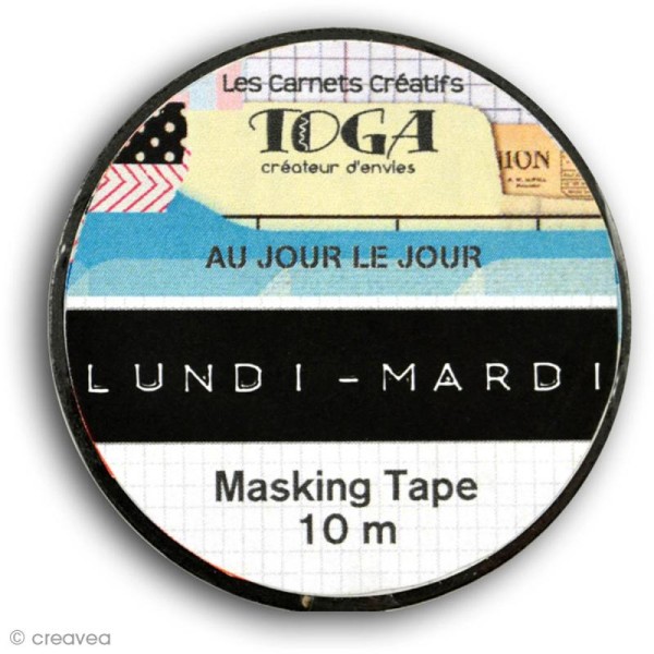 Masking tape Au Jour le Jour - 15 mm x 10 m - Photo n°2