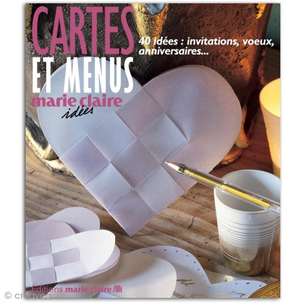 Livre Cartes et menus - Ed. Marie Claire - Photo n°1