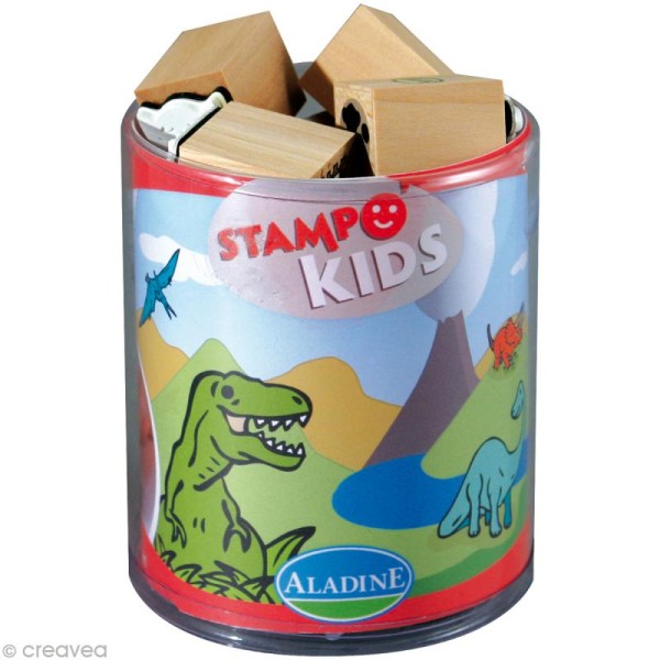 Kit 15 tampons Stampo'kids Dino - Photo n°1