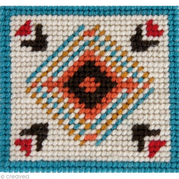 Kit canevas - 3 motifs ethniques - Photo n°2