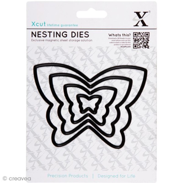Nesting dies X cut - Papillon x 4 - Photo n°1
