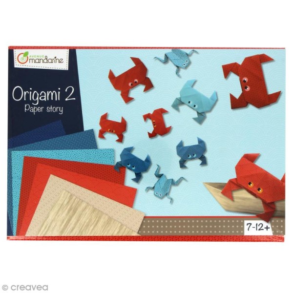 Boîte créative - Papier origami 2 - 42 pcs - Photo n°1